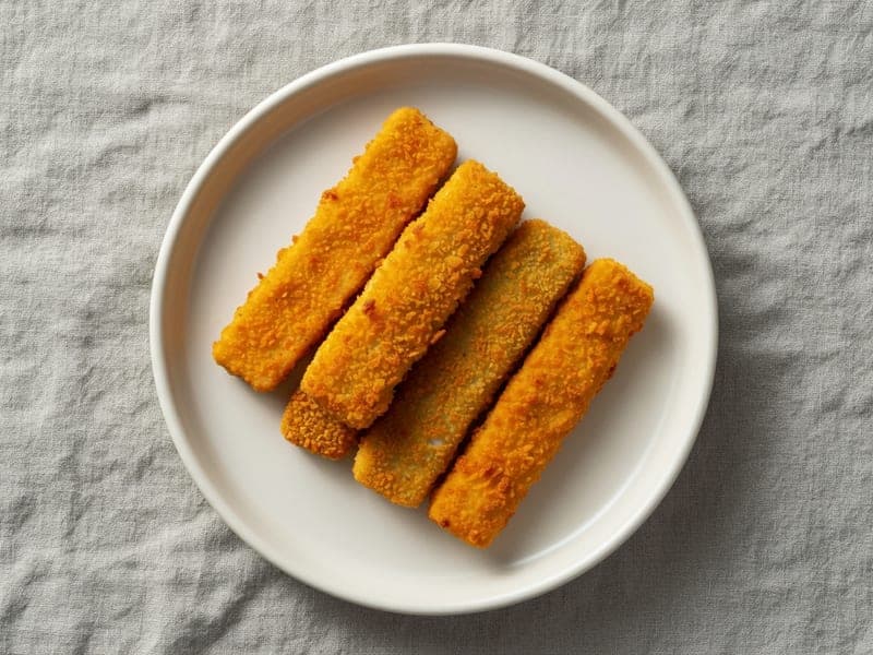 Bastoncini di pesce panati al forno — ricetta BLW per bambini 12 mesi