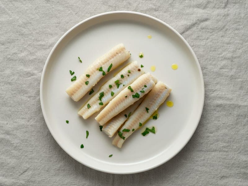 Bastoncini di sogliola al vapore — ricetta BLW per bambini 9 mesi