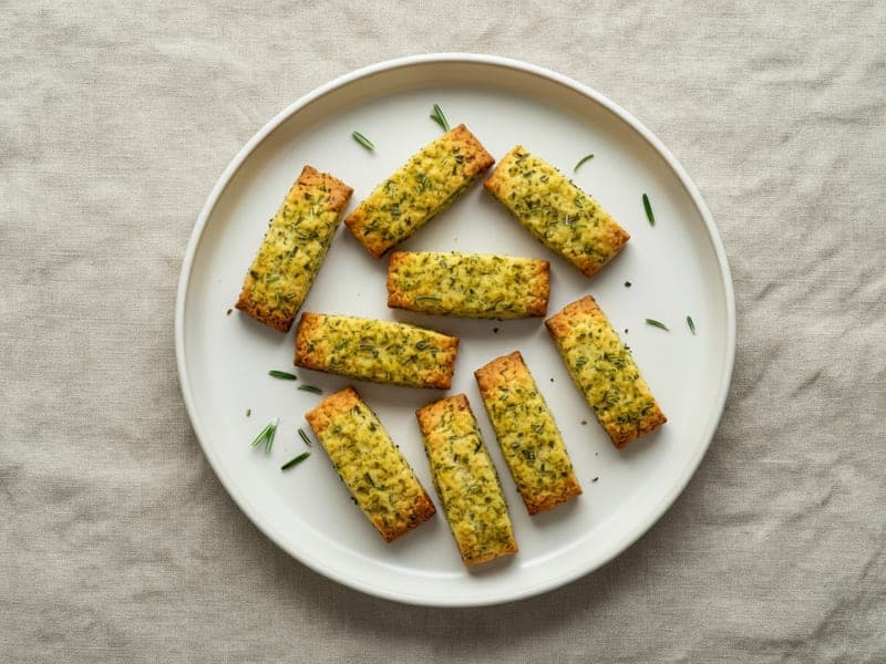Biscotti salati alle erbe aromatiche — ricetta BLW per bambini 12 mesi