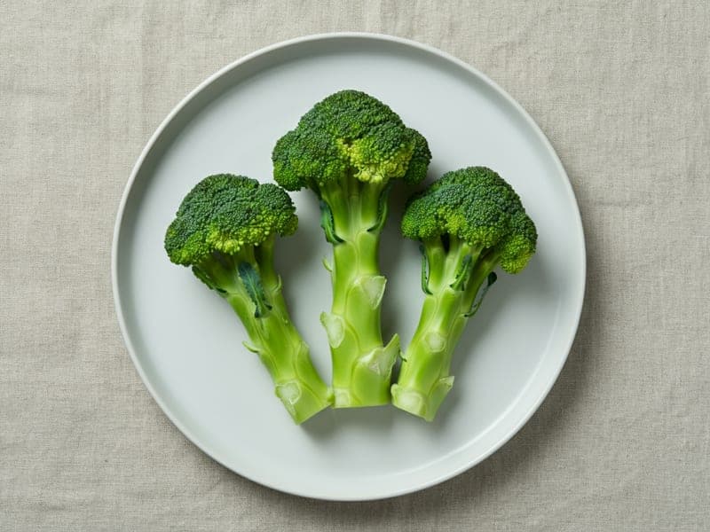 Broccoli al vapore morbidi — ricetta BLW per bambini 6 mesi