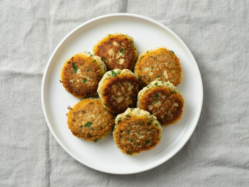 Burger di merluzzo al forno — ricetta BLW per bambini 12 mesi