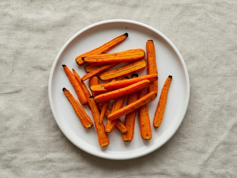 Carote al forno morbide — ricetta BLW per bambini 6 mesi