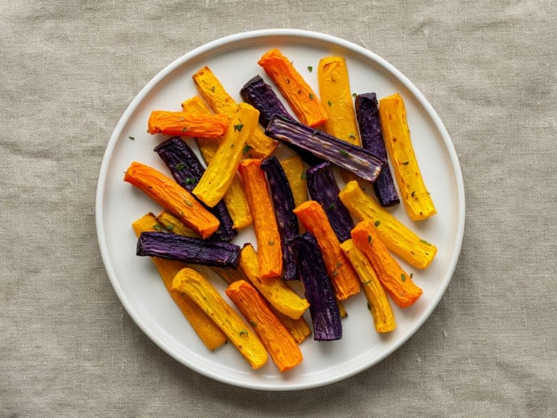Chips di verdure al forno — ricetta BLW per bambini 12 mesi