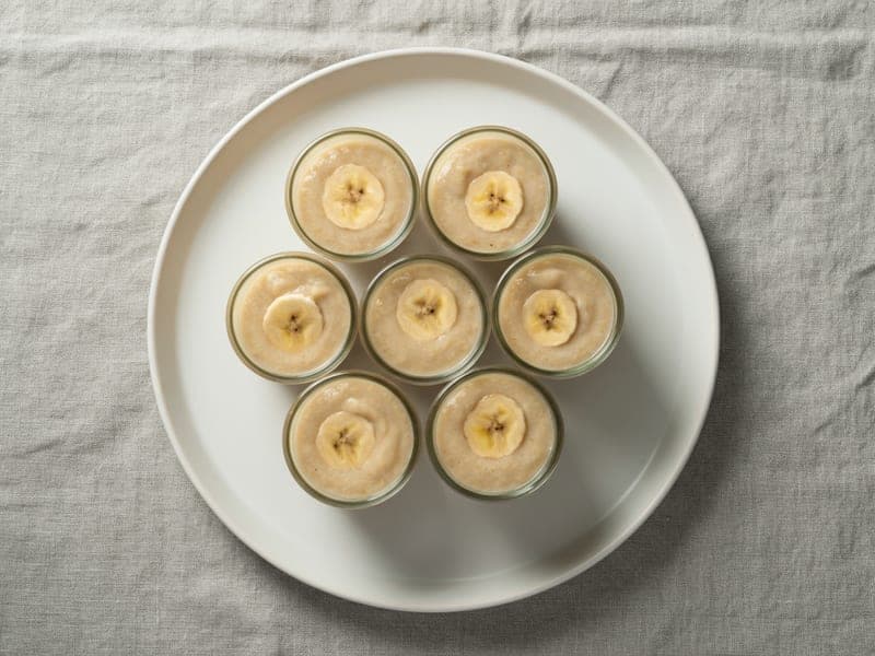 Crema di riso con banana — ricetta BLW per bambini 6 mesi