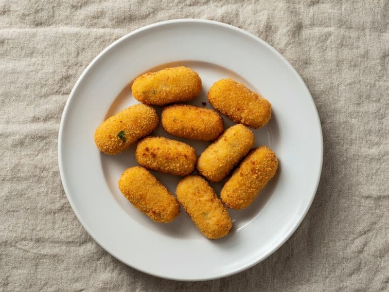 Crocchette di pollo al forno — ricetta BLW per bambini 9 mesi
