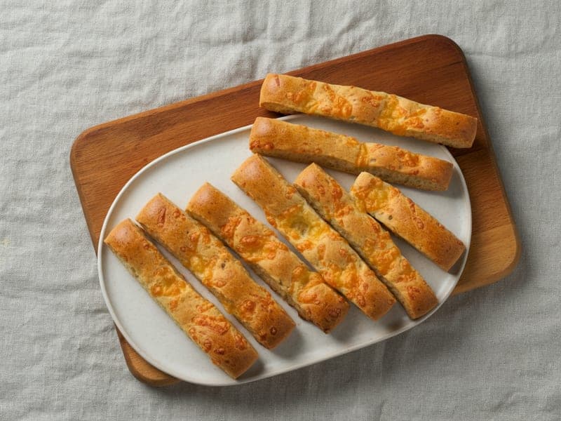 Grissini al formaggio fatti in casa — ricetta BLW per bambini 12 mesi