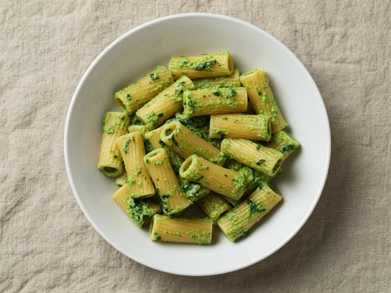 Pasta con ricotta e spinaci — ricetta BLW per bambini 9 mesi