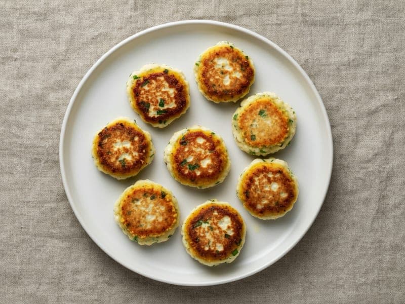 Polpette di ricotta al forno — ricetta BLW per bambini 12 mesi
