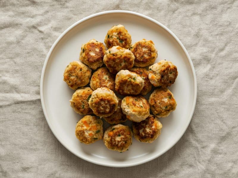 Polpettine di manzo e zucchine — ricetta BLW per bambini 9 mesi