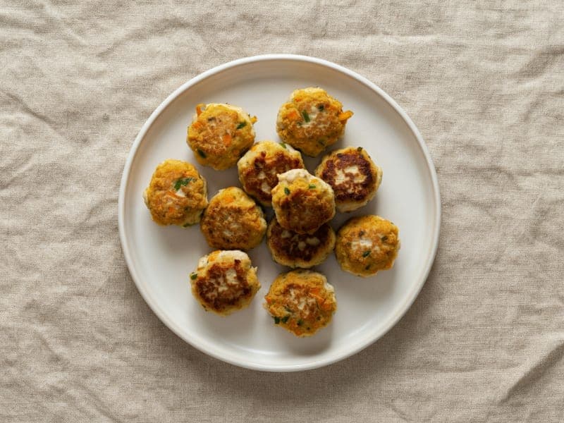 Polpettine di pollo e carota — ricetta BLW per bambini 12 mesi
