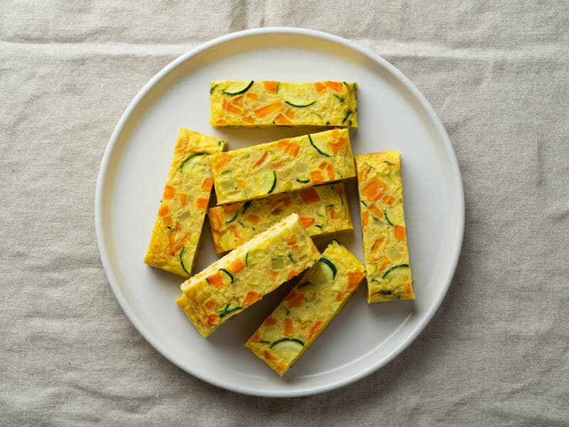 Sformato di verdure e formaggio — ricetta BLW per bambini 12 mesi
