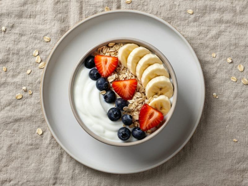 Smoothie bowl con frutta fresca — ricetta BLW per bambini 12 mesi