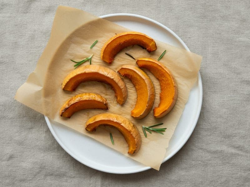 Spicchi di zucca al forno — ricetta BLW per bambini 6 mesi