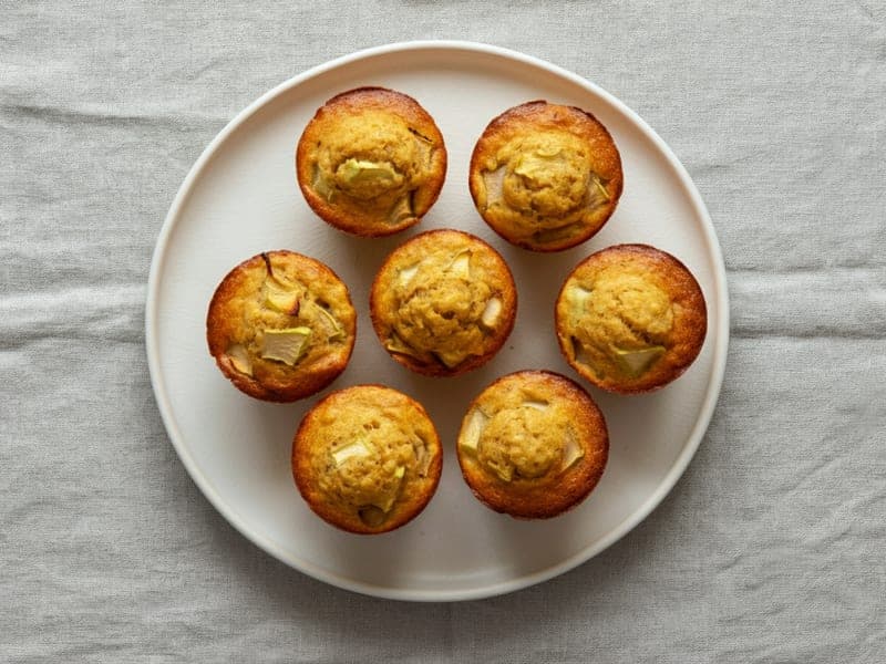 Tortino di mele e avena — ricetta BLW per bambini 12 mesi