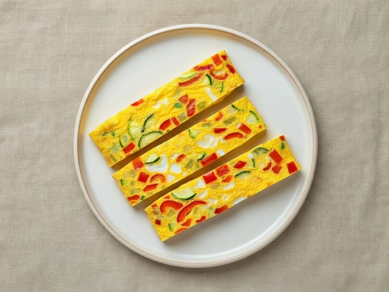 Uova al forno con verdure — ricetta BLW per bambini 12 mesi