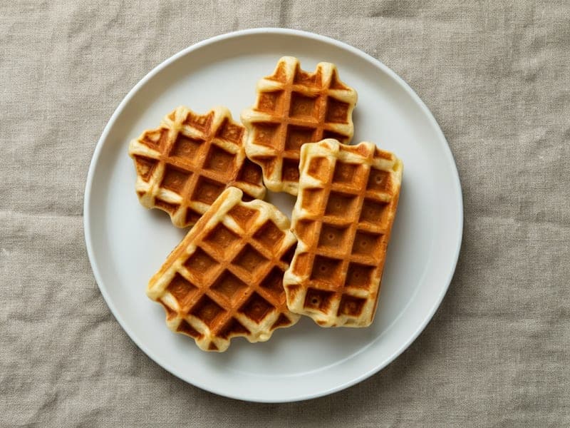 Waffle integrali alla banana — ricetta BLW per bambini 12 mesi